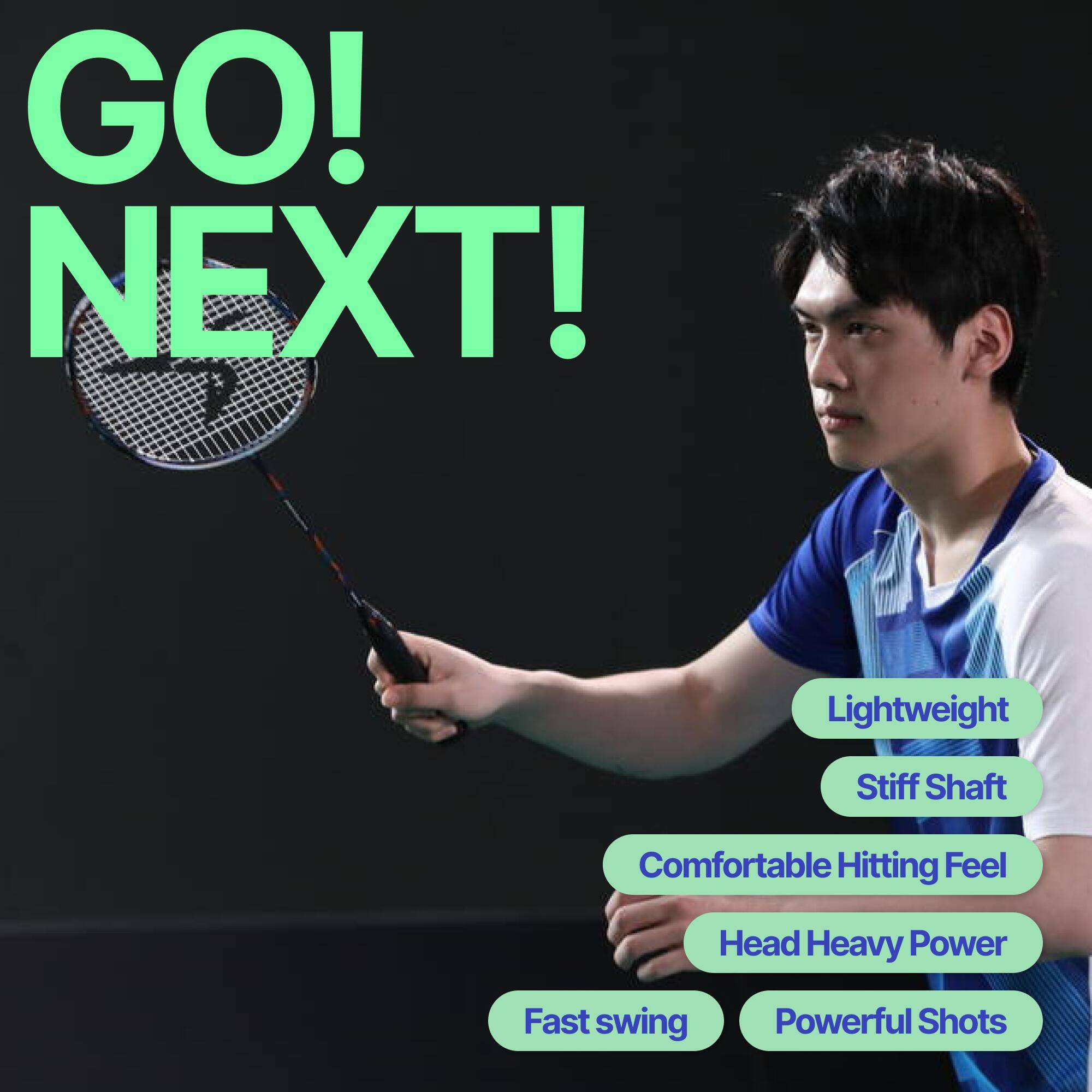 BADMINTON ADULT RACKET BR PERFORM 960 NAVY -  4