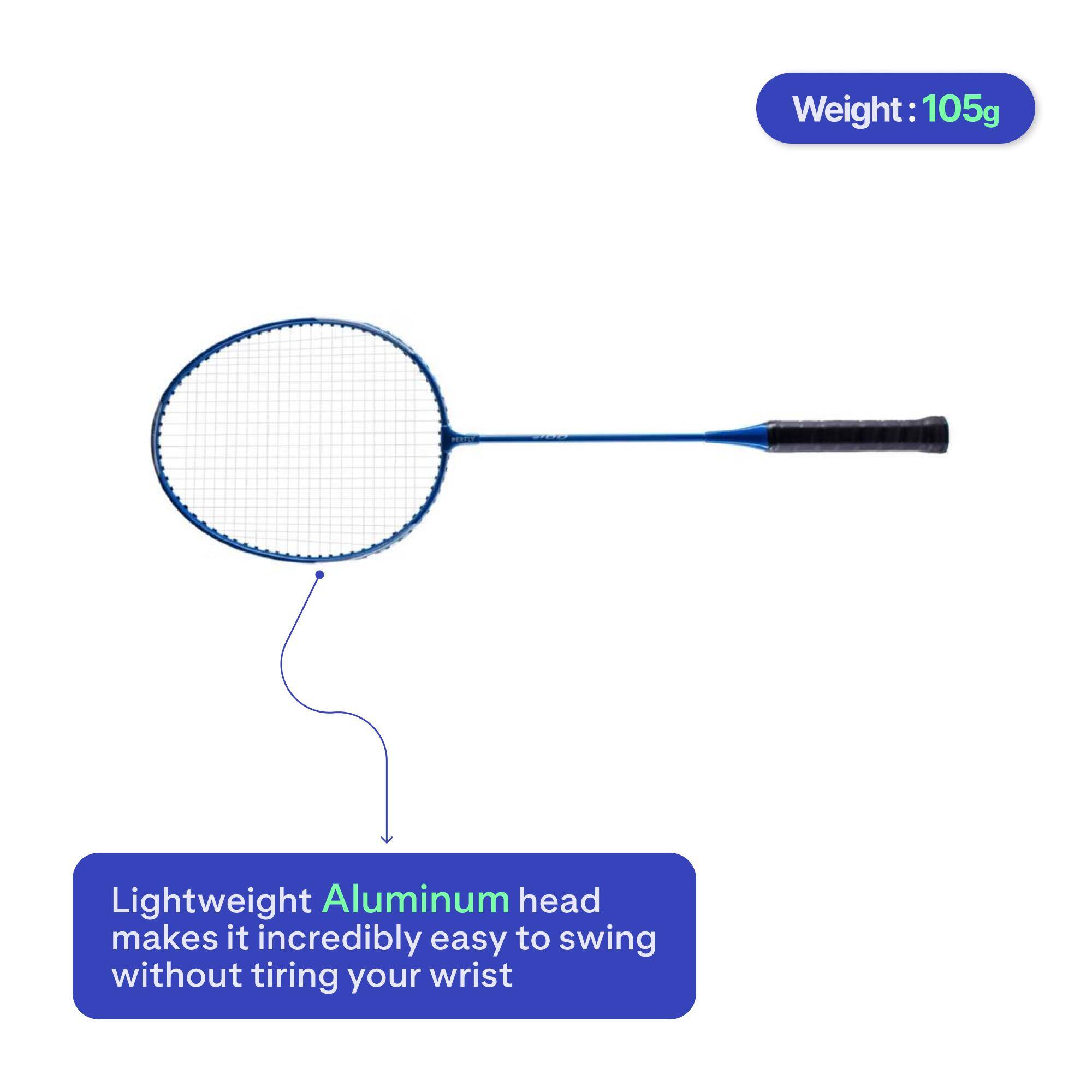 Adult Badminton Racket BR 100 Blue -  2