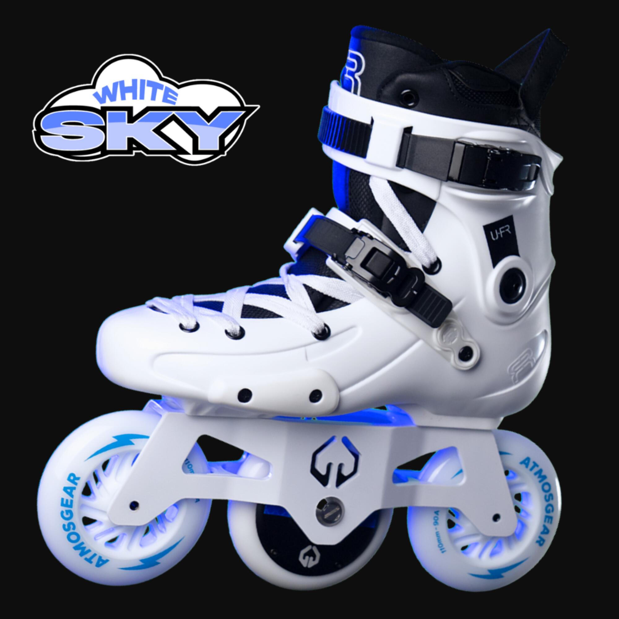 Platines Rollers Électriques Hybrides White AtmosGear pour adulte 1/1