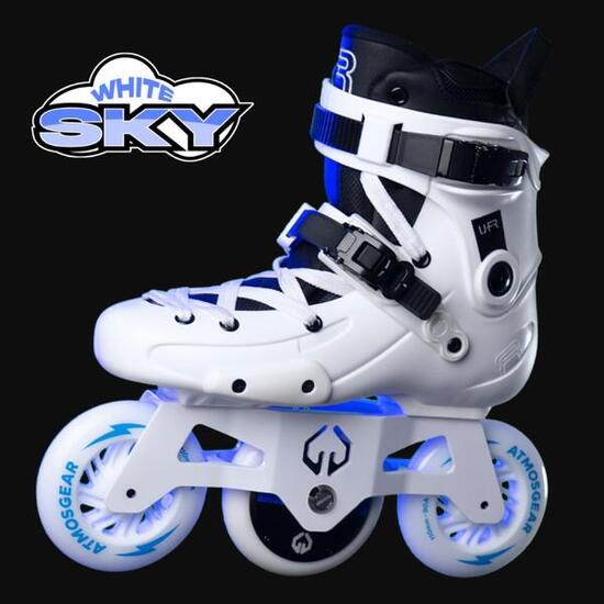 Platines Rollers Électriques Hybrides White AtmosGear pour adulte