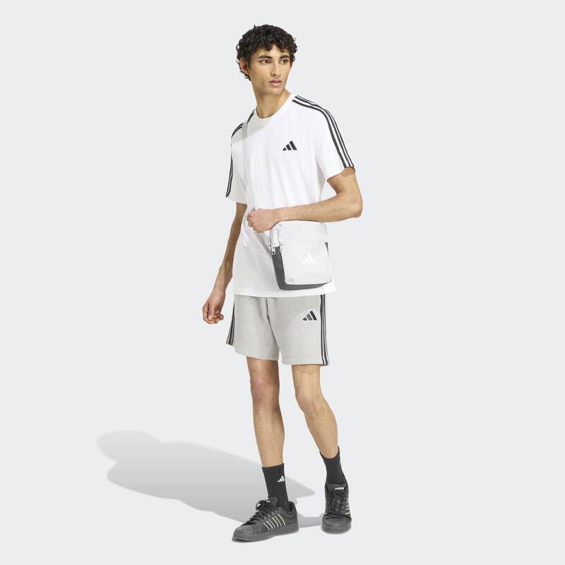 Tricou de fitness bumbac, Alb, Bărbați