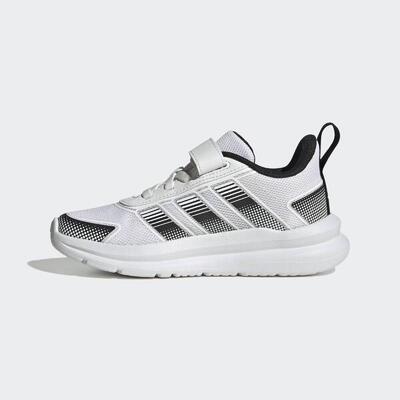 Scarpe da ginnastica bambino con strap traspiranti nere
