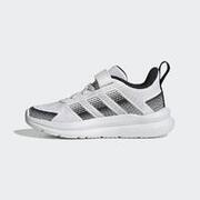 Încălțăminte cu bandă cu arici, Adidas TENSAUR RUN, respirantă, negru, copii