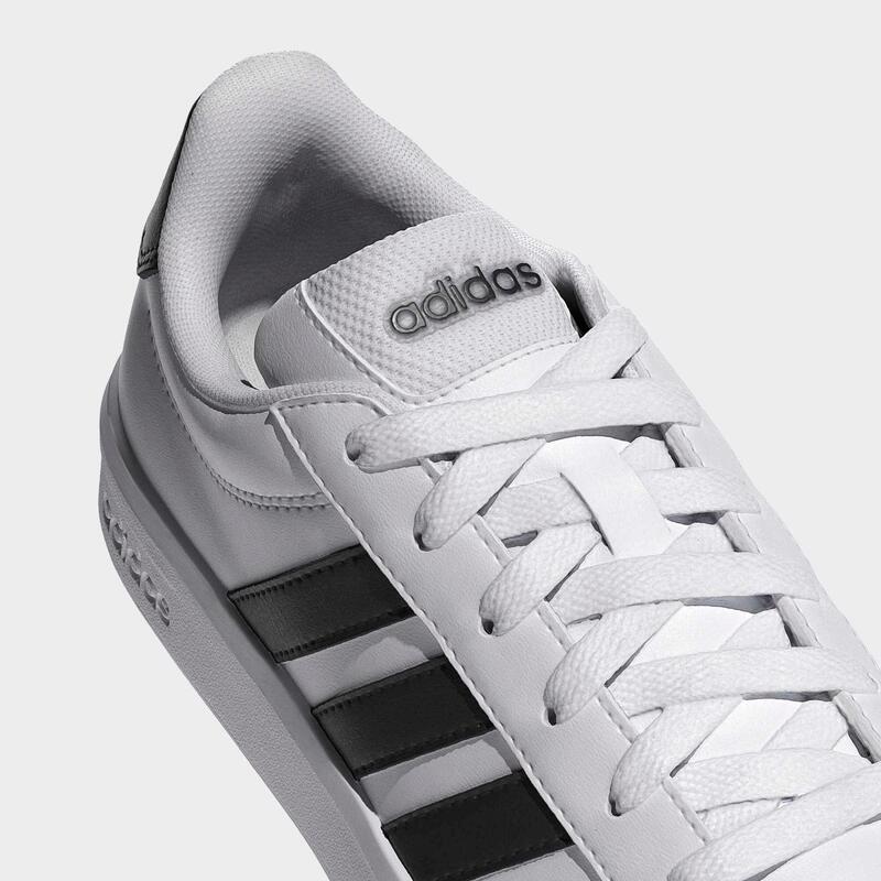 Încălțăminte ADIDAS Grand Court clasică și rezistentă pentru copii, alb și negru