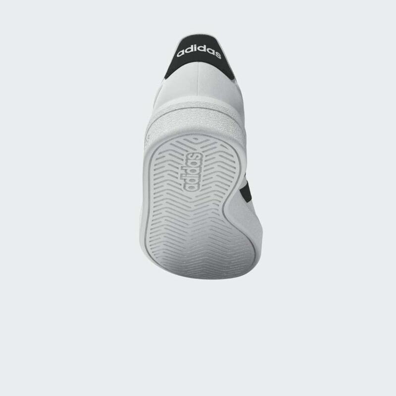 Încălțăminte ADIDAS Grand Court clasică și rezistentă pentru copii, alb și negru