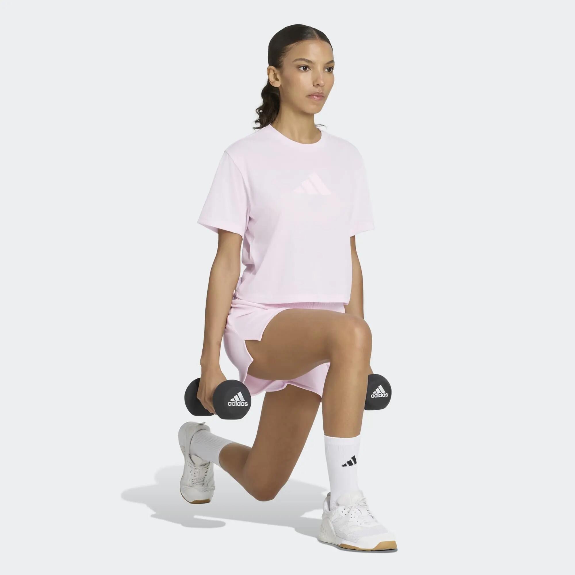 Tricou imprimat cu logo, Roz Damă 6/6