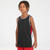 MAILLOT DE BASKETBALL SANS MANCHE REVERSIBLE ENFANT - T500R ROUGE NOIR