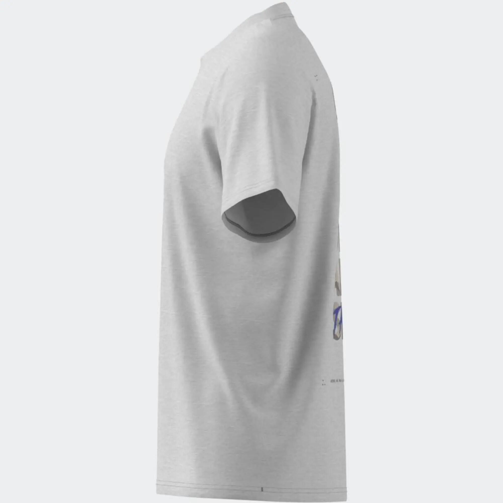 Tricou de sport respirabil, Adidas, alb, bărbați 14/14