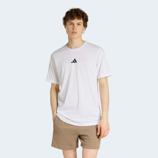 Tee-shirt de sport respirant homme, blanc