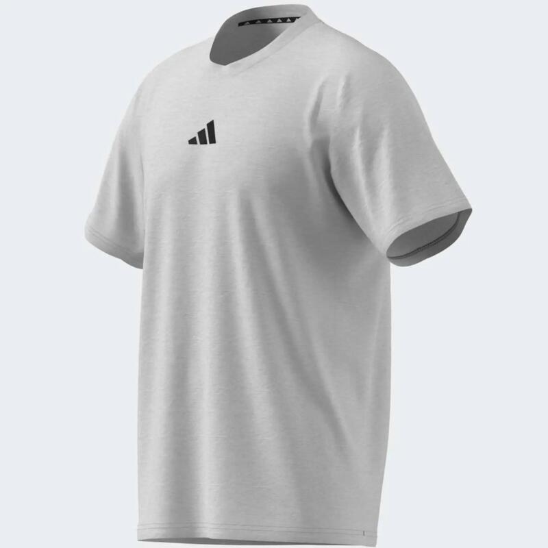 Tricou de sport respirabil, Adidas, alb, bărbați