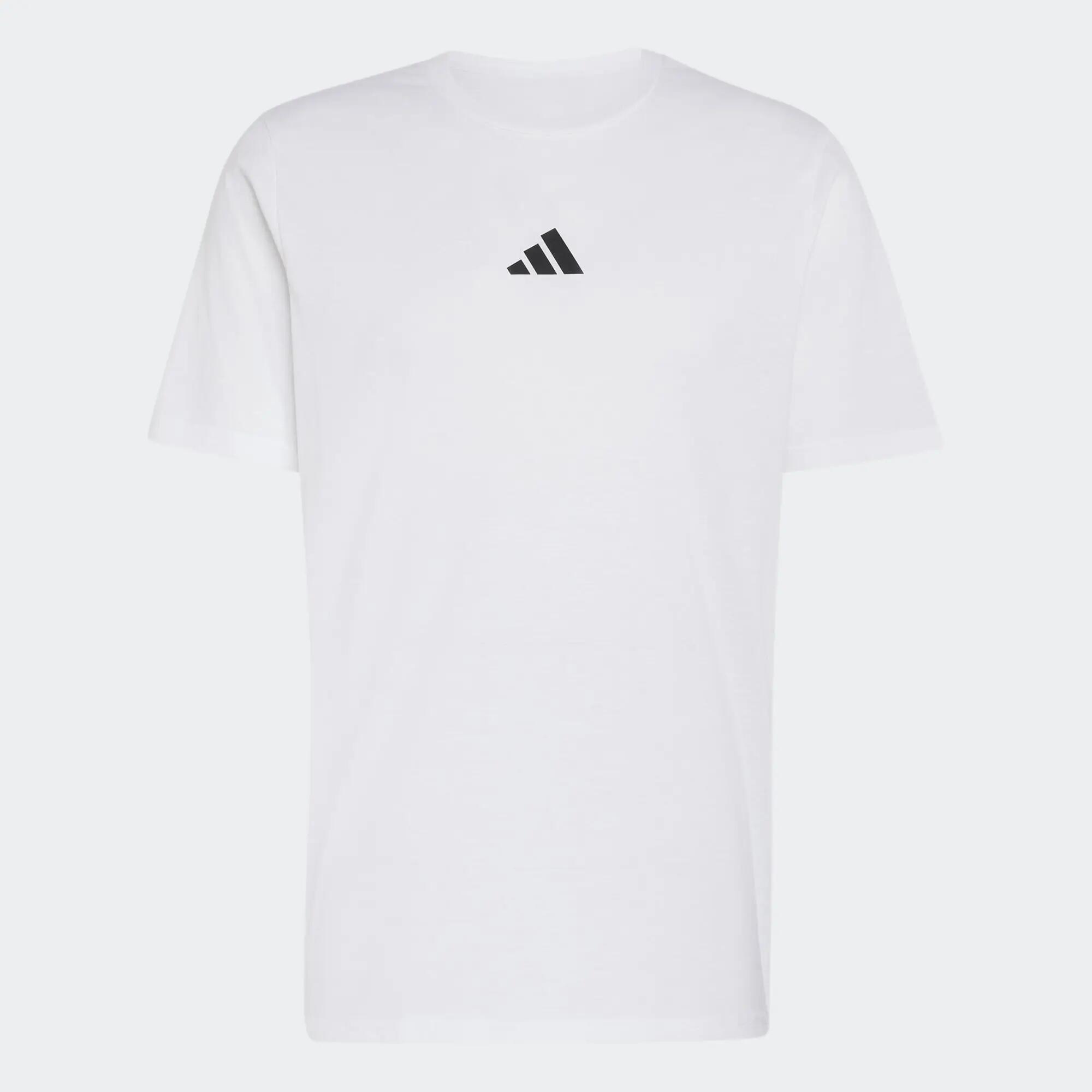Tricou de sport respirabil, Adidas, alb, bărbați 6/14