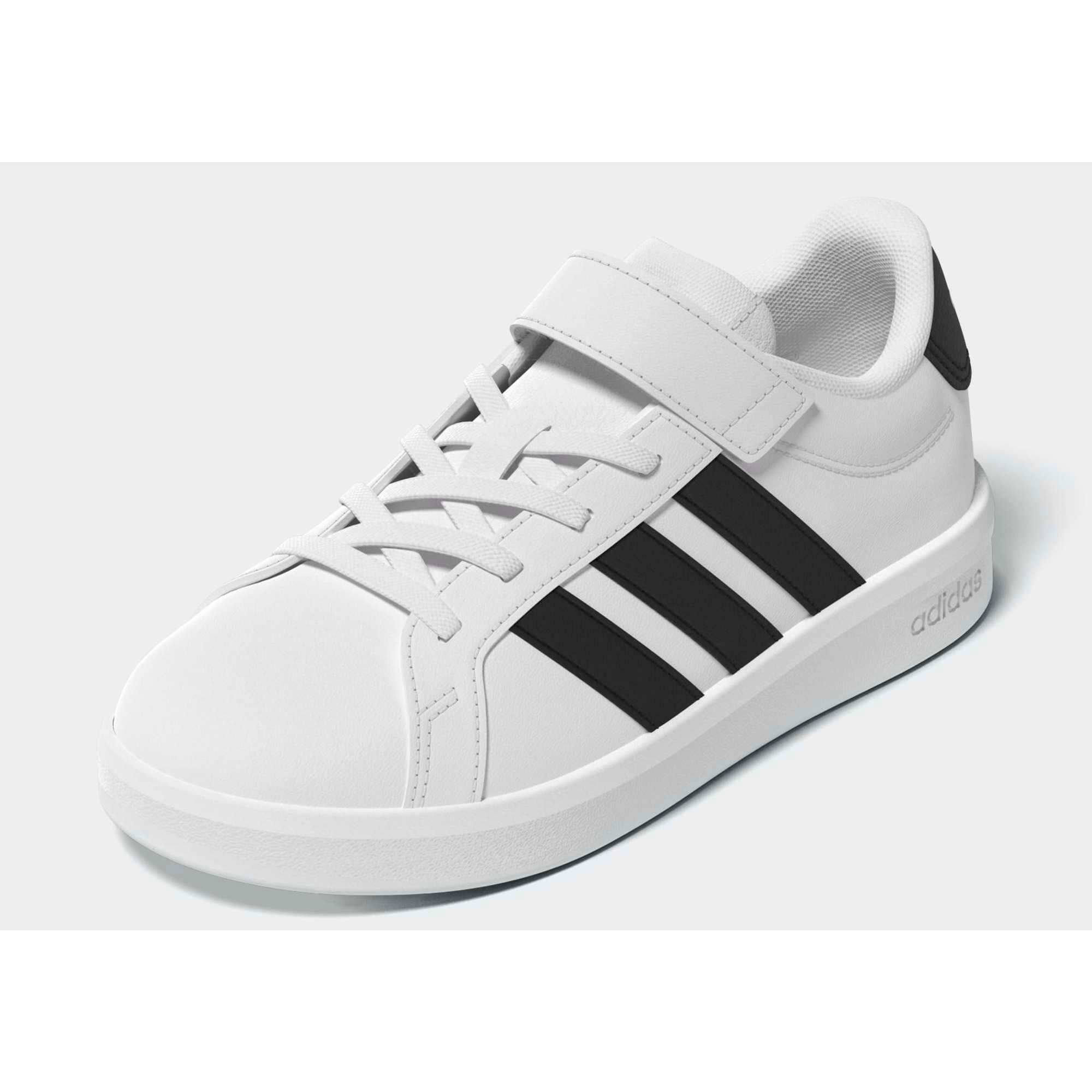 Chaussures Grand Court enfant, blanc et noir 19/20
