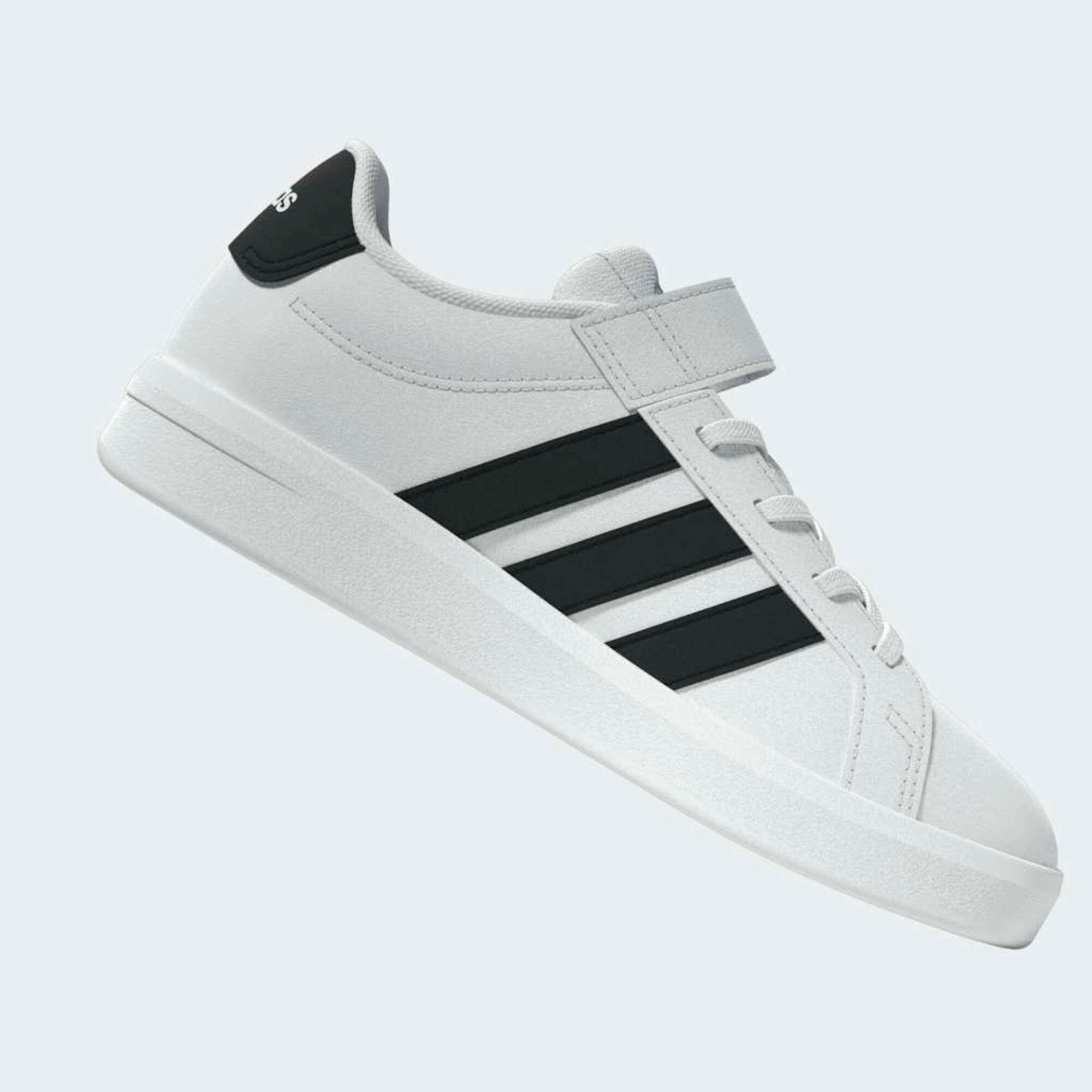 Chaussures Grand Court enfant, blanc et noir 13/20
