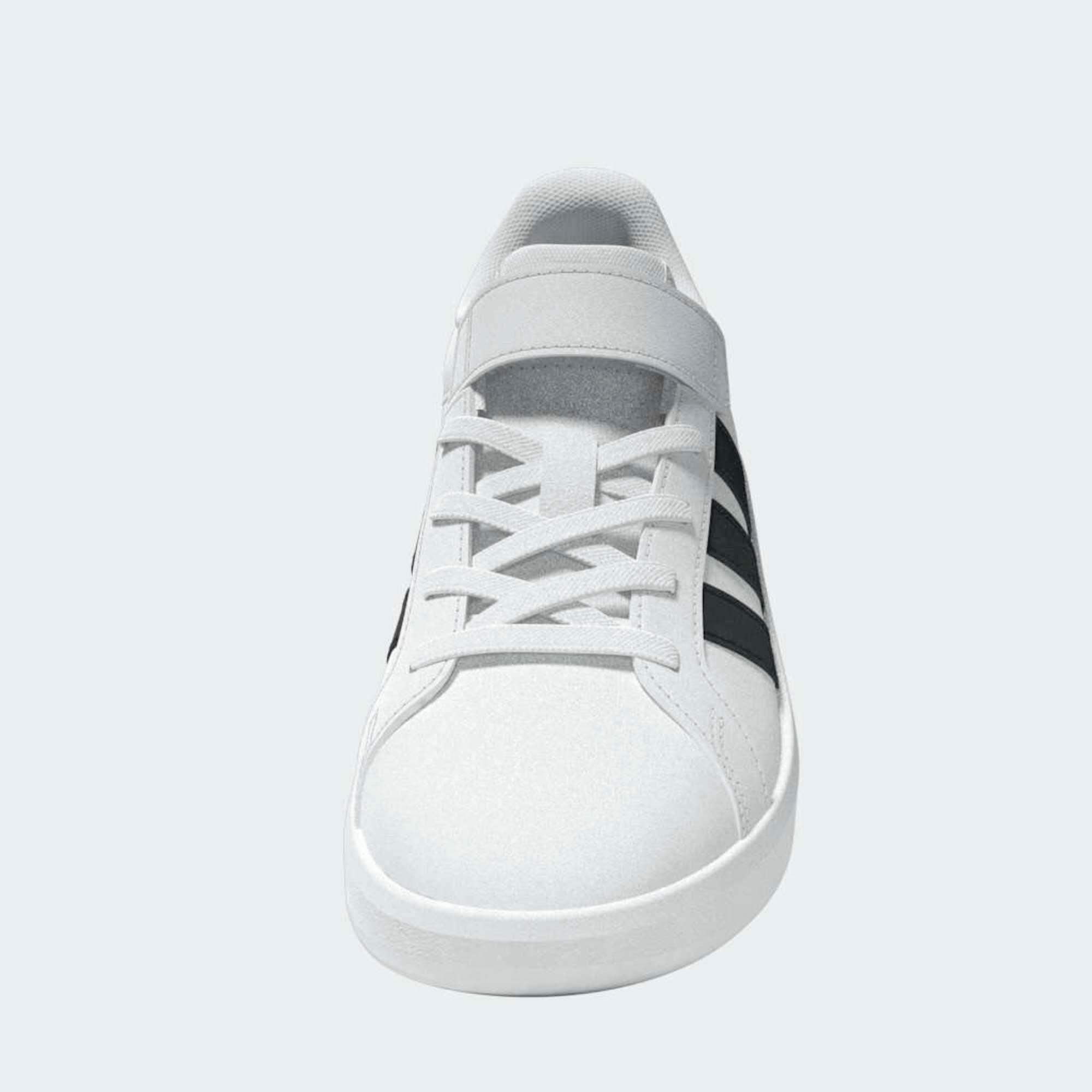 Chaussures Grand Court enfant, blanc et noir 4/20