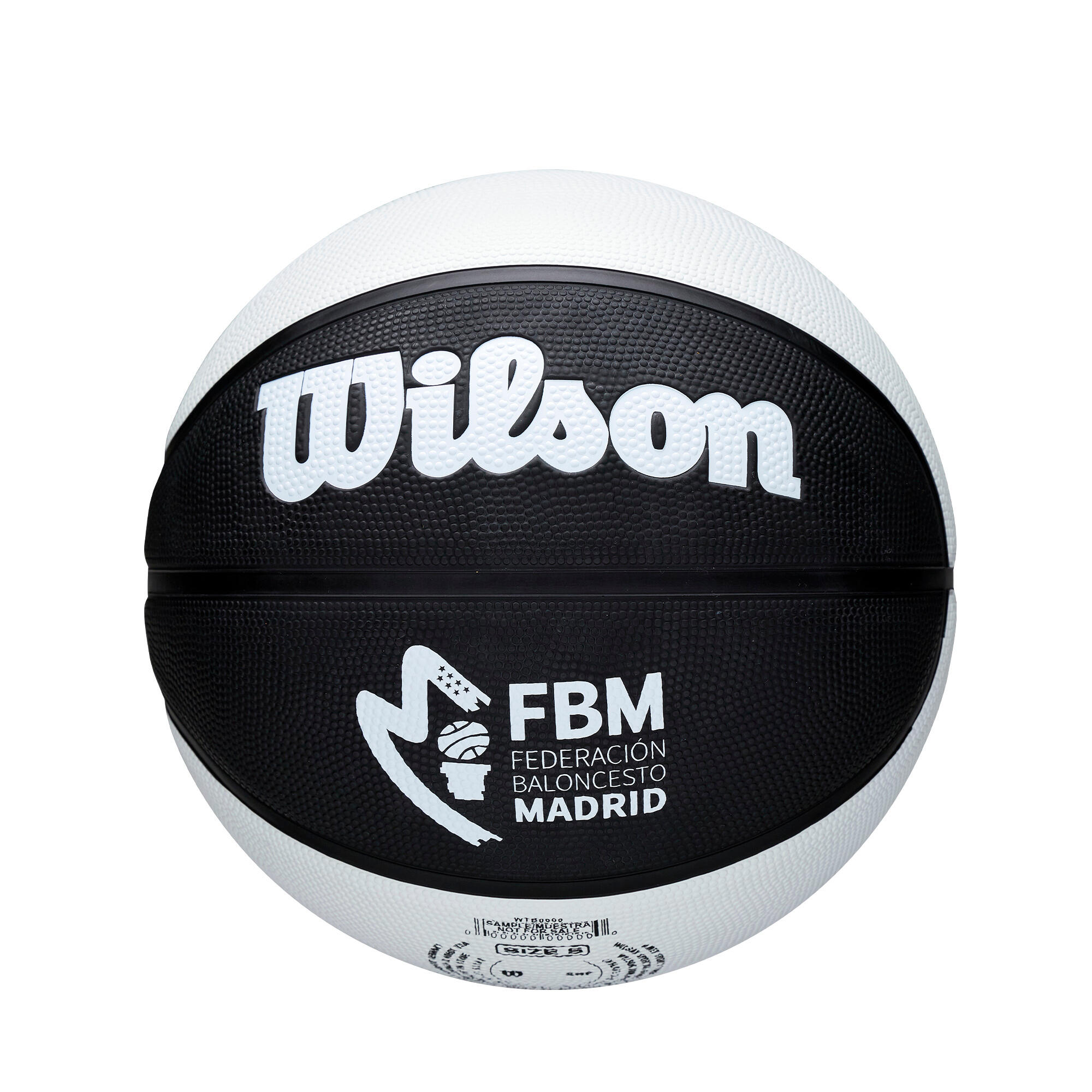 Balón WILSON Federación Madrileña de Baloncesto MVP exclusivo.Talla 5. 7/7