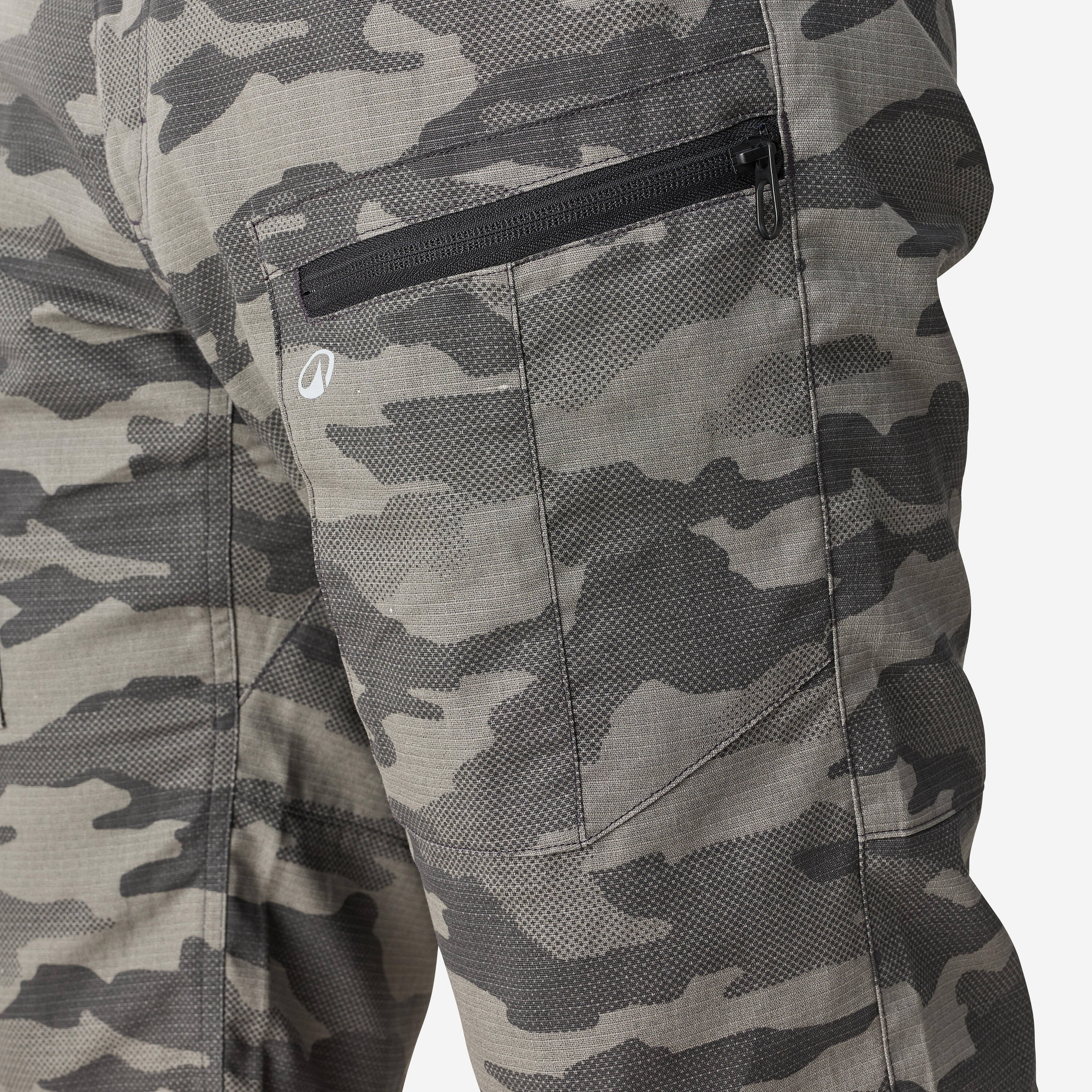 Men’s hemp cargo Bermuda shorts 500 grey -  3