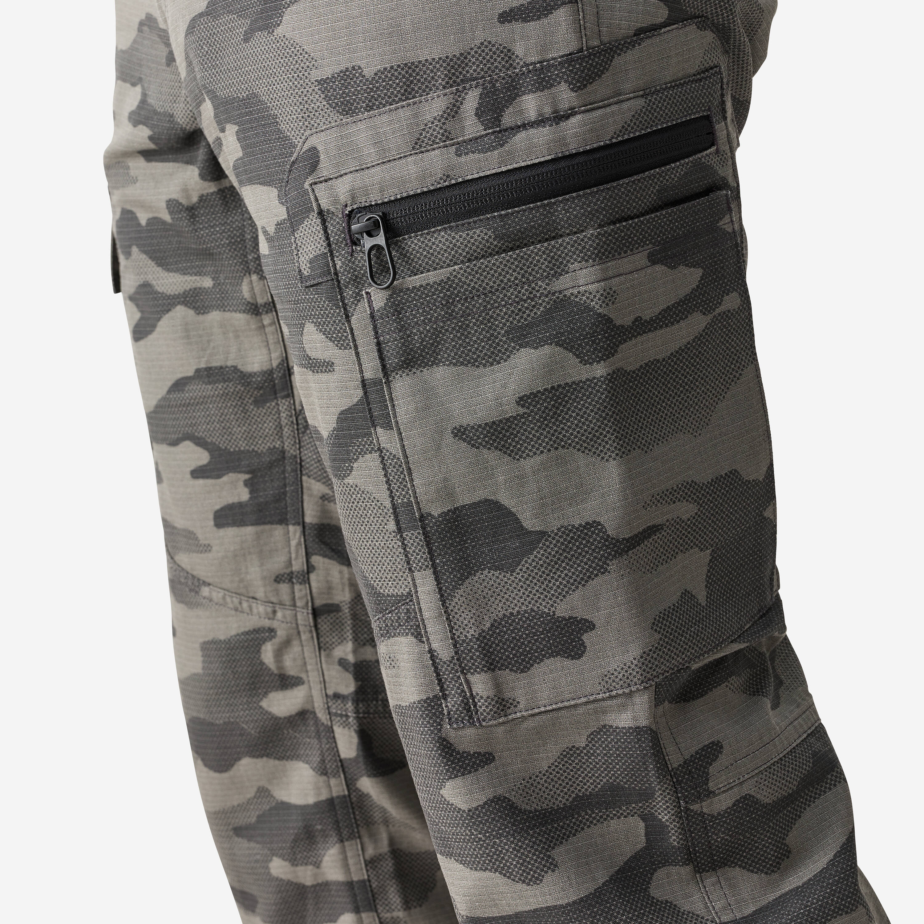Men’s UV-protection lightweight and durable hemp trousers 500 grey -  3