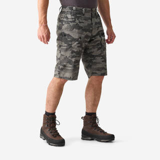 Men’s hemp cargo Bermuda shorts500 grey