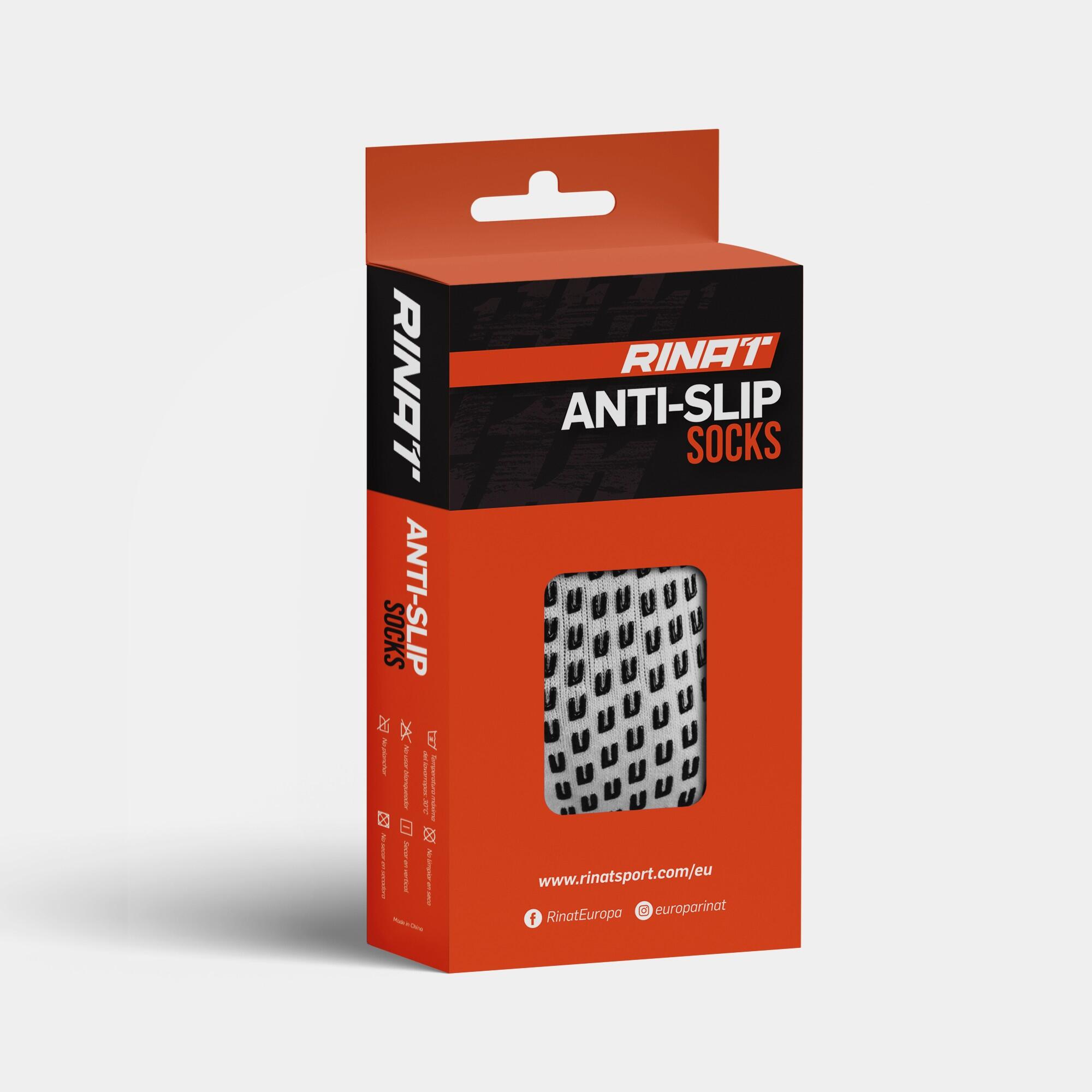 Calcetín de fútbol RINAT Antideslizante . Blanco 2/3