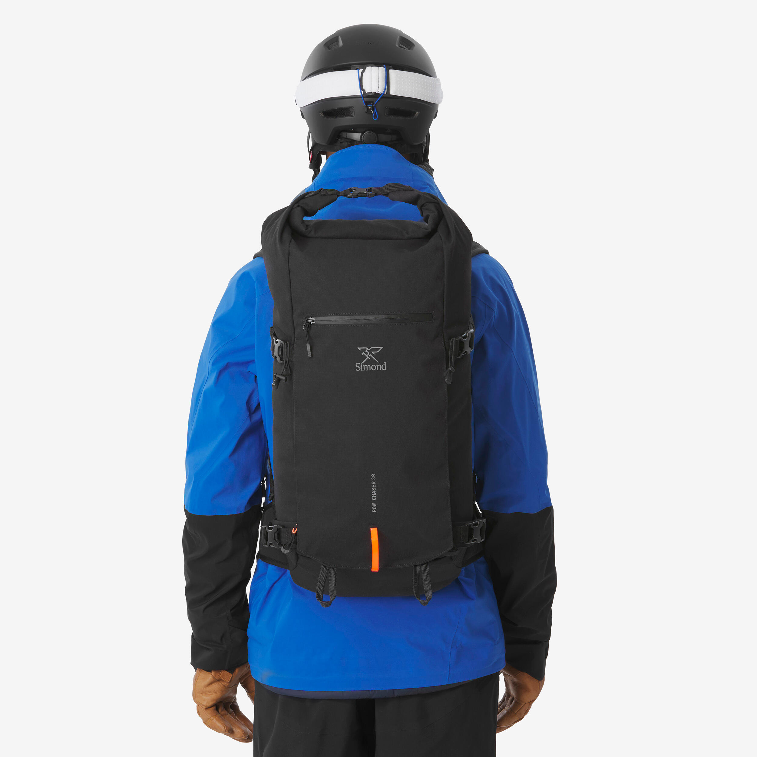 Ski-/Snowboardrucksack Rolltop 30 L Freeride - Robust Freeride schwarz  3/14