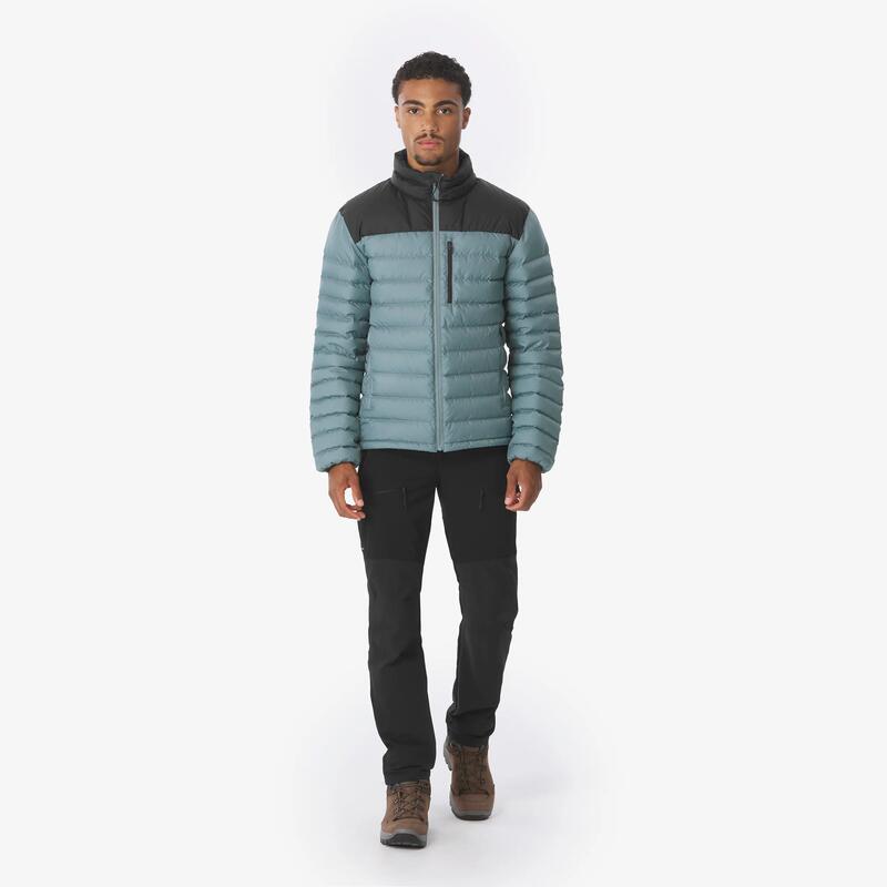 Erkek Outdoor Trekking Şişme Mont - Gri - MT500 -10 °C