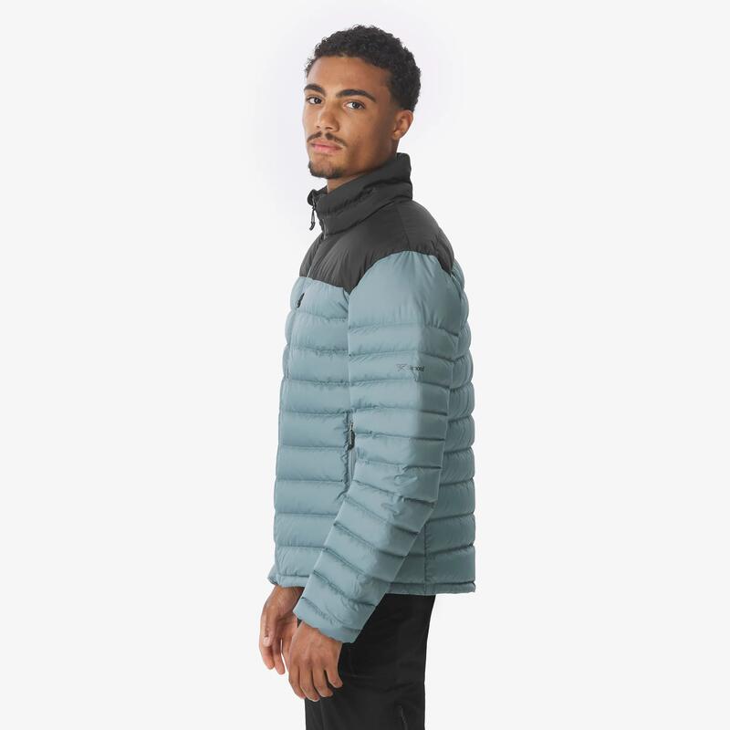 Erkek Outdoor Trekking Şişme Mont - Gri - MT500 -10 °C