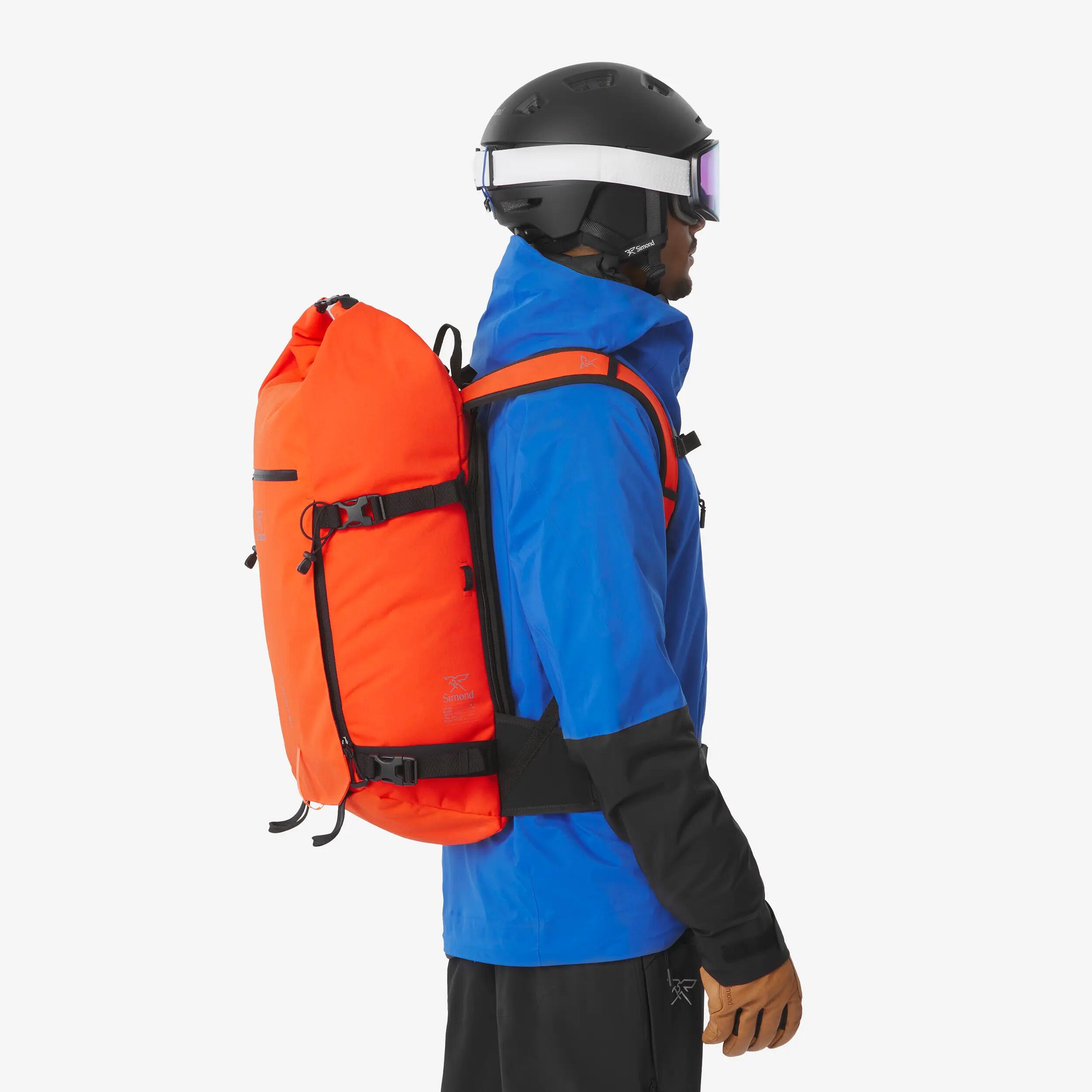 Rolltop Ski/Snowboard Backpack 30 L, Robust Freeride 4/10