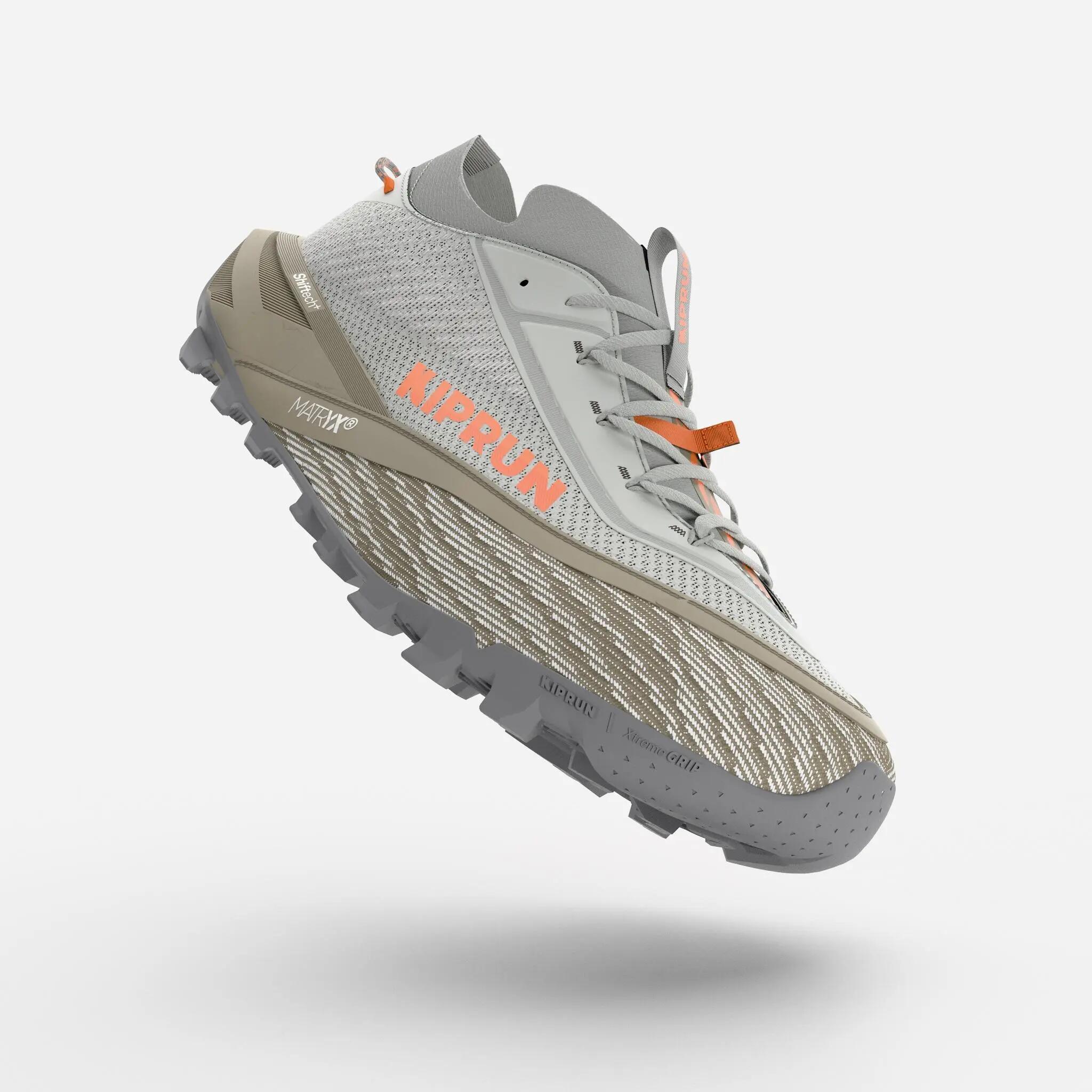Zapatillas trail running Kiprun Kipclimb Max Mujer - Gris 4/8
