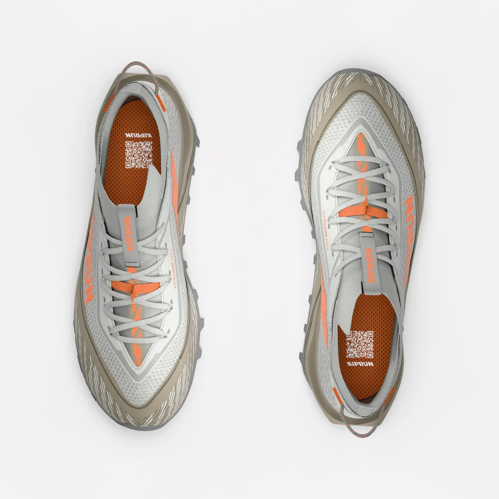 Zapatillas trail running Kiprun Kipclimb Max Mujer - Gris 6/8