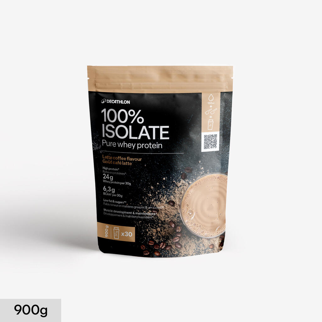 100-% izolat sirotkinih beljakovin, okus kave (900 g)