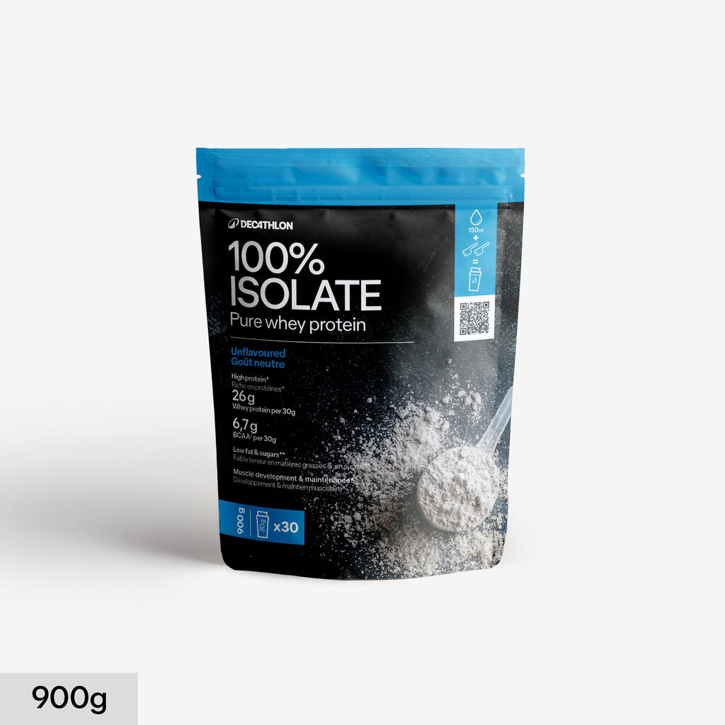 Protein pure whey 100% isolate neutral taste 900g