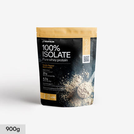 Pure whey protéine 100% isolate vanille 900g