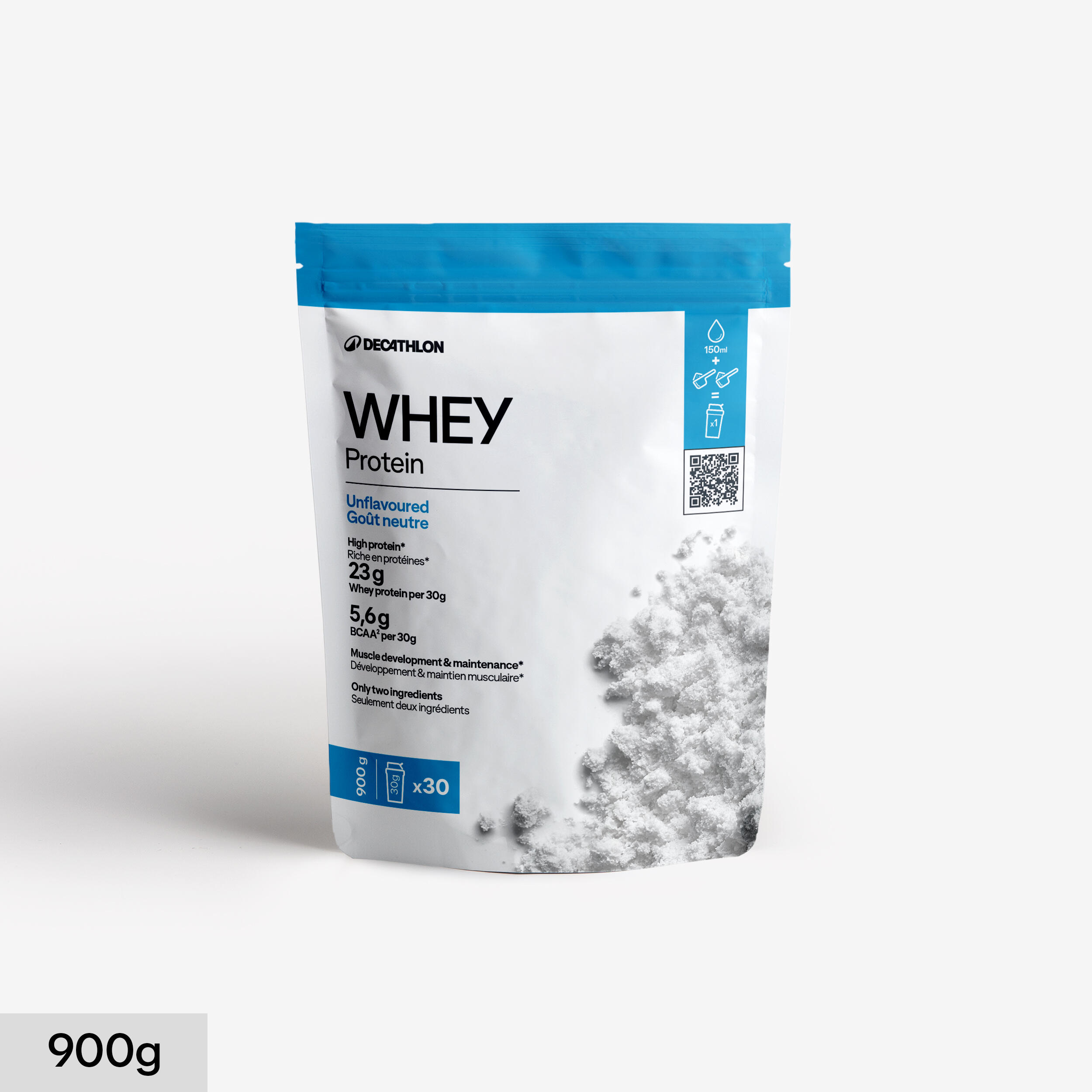 Whey proteină gust neutru 900g