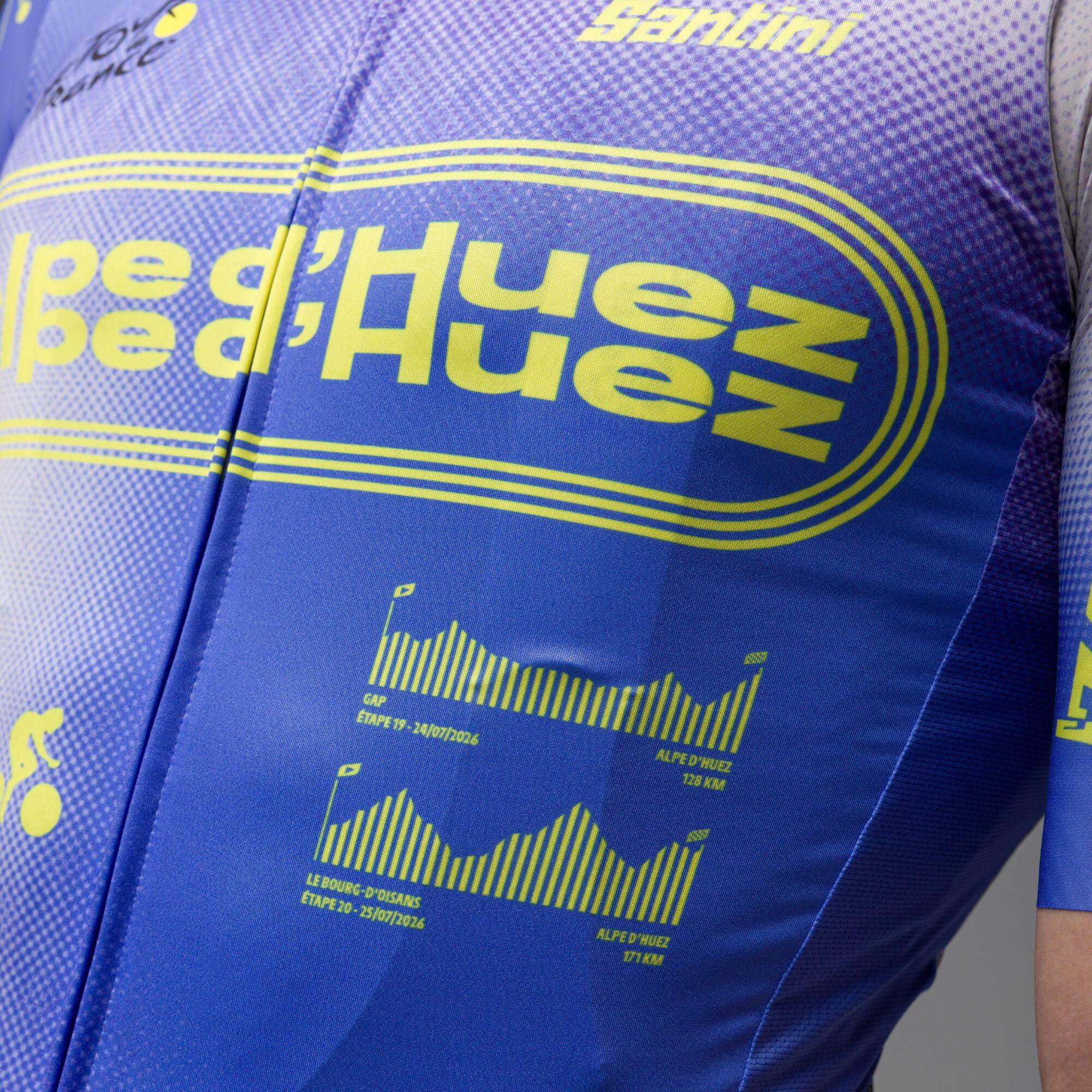 Mallot Ciclisme Màniga Curta Santini Tour de França Mallot Alpe D'Huez 2/7