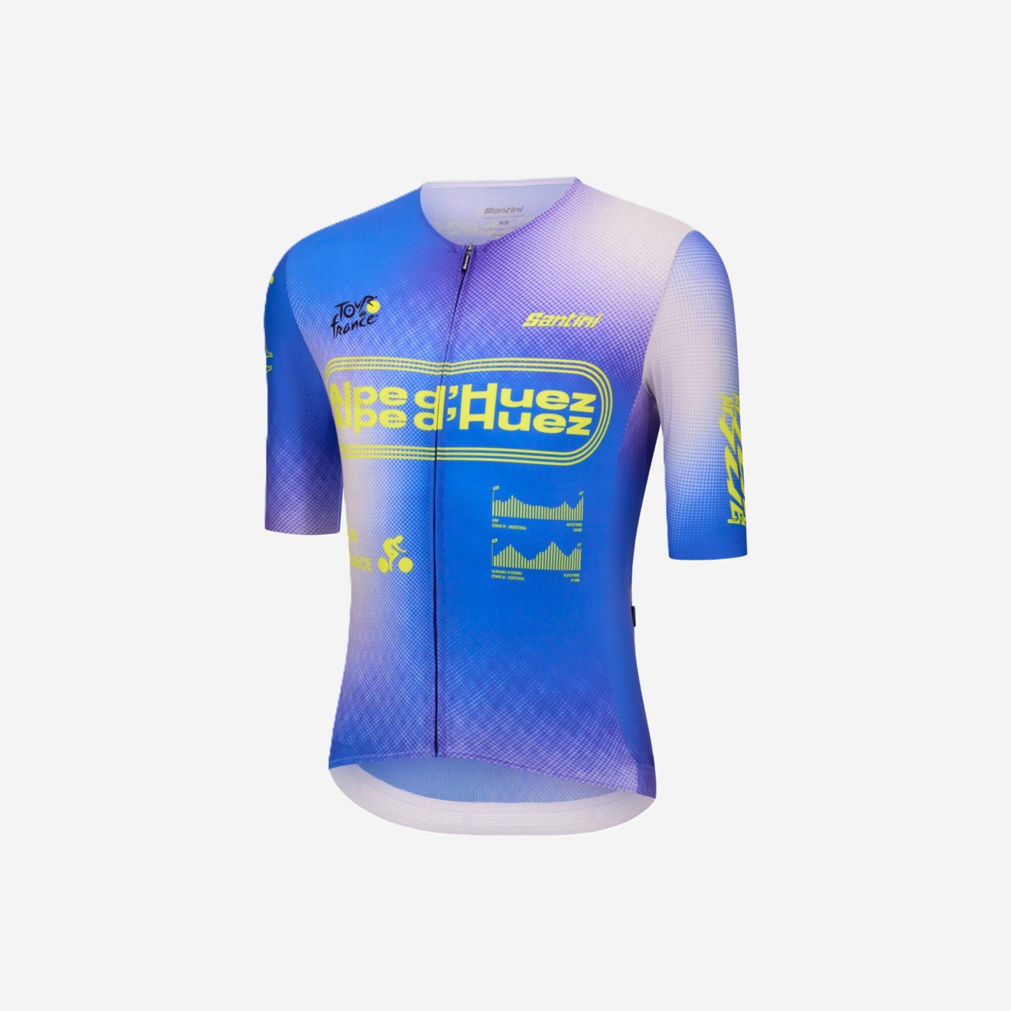 Mallot Ciclisme Màniga Curta Santini Tour de França Mallot Alpe D'Huez 6/7