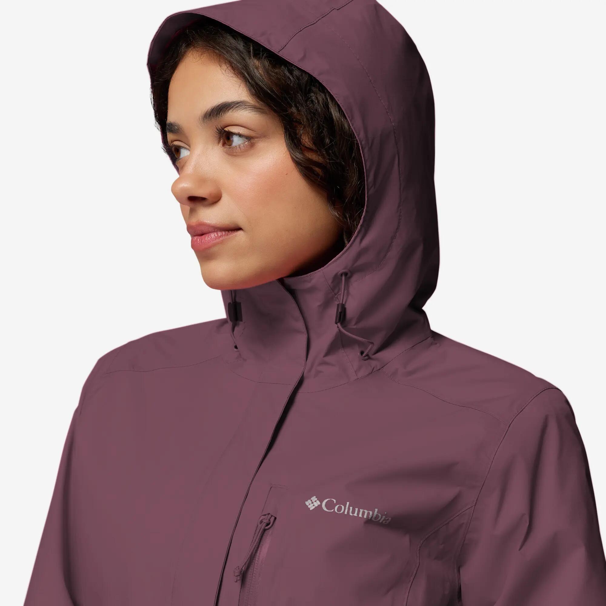 *FR Veste Columbia Bordeaux Femme 4/6
