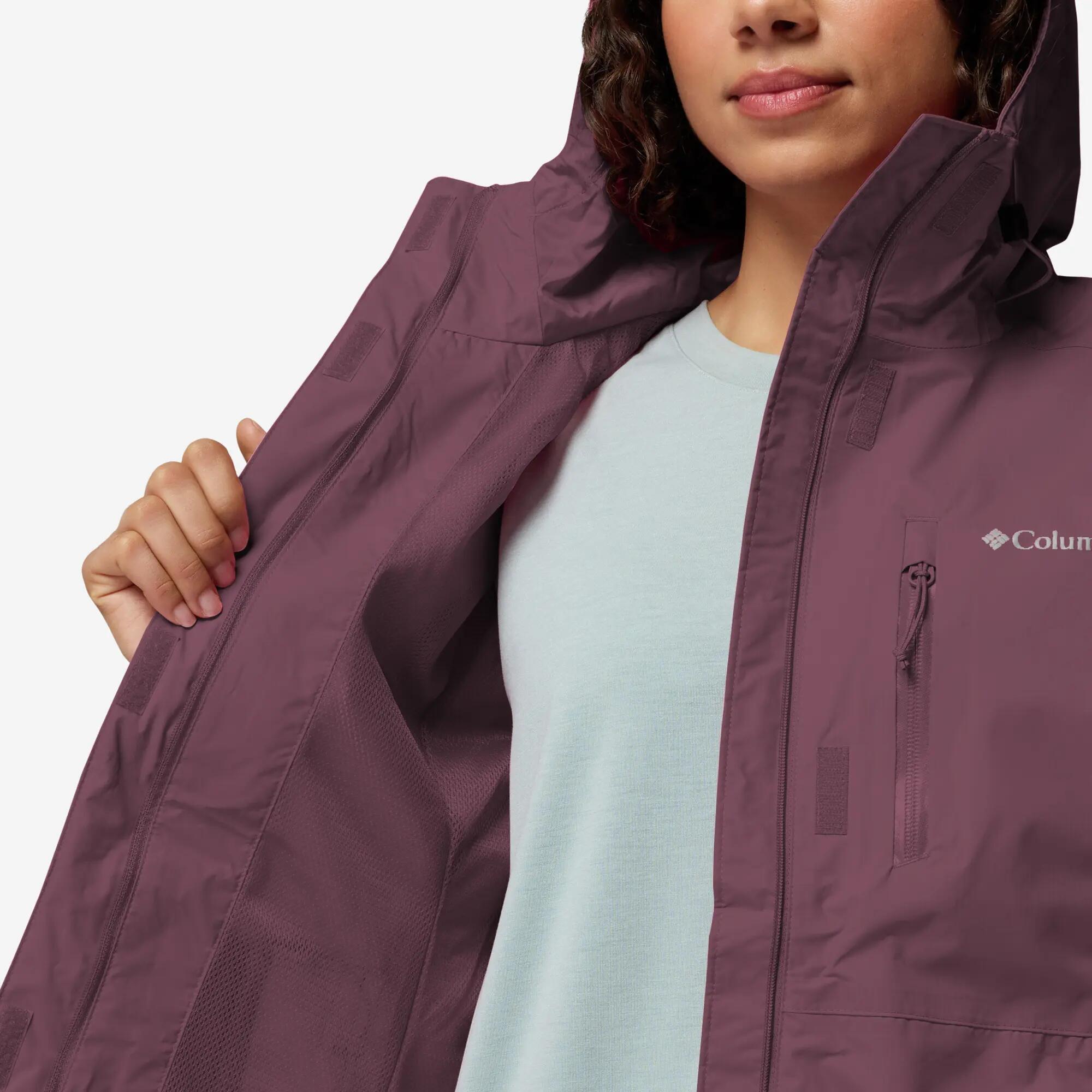 *FR Veste Columbia Bordeaux Femme 3/6