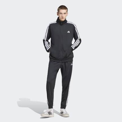 Tuta ADIDAS uomo ginnastica felpata verde militare