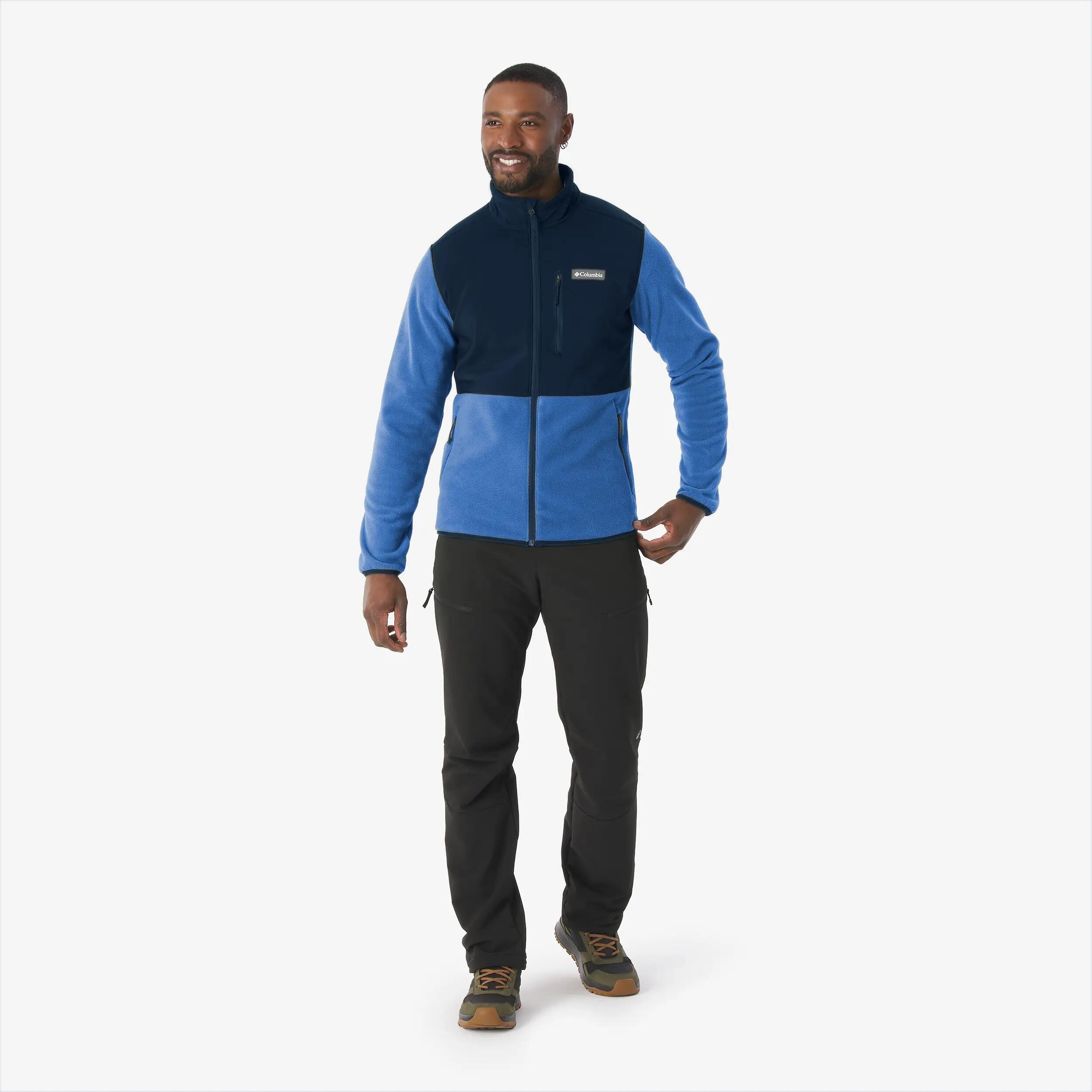 Veste Polaire de randonnée montagne homme, Columbia Kearney Falls Bleue 2/5
