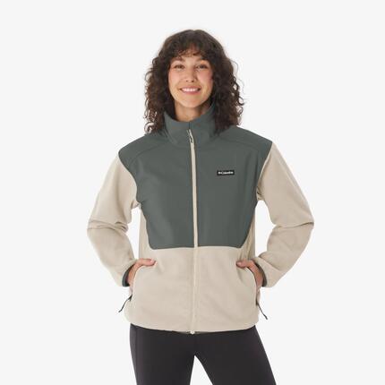 Veste polaire de randonnée montagne femme, Columbia Kearney Falls grise