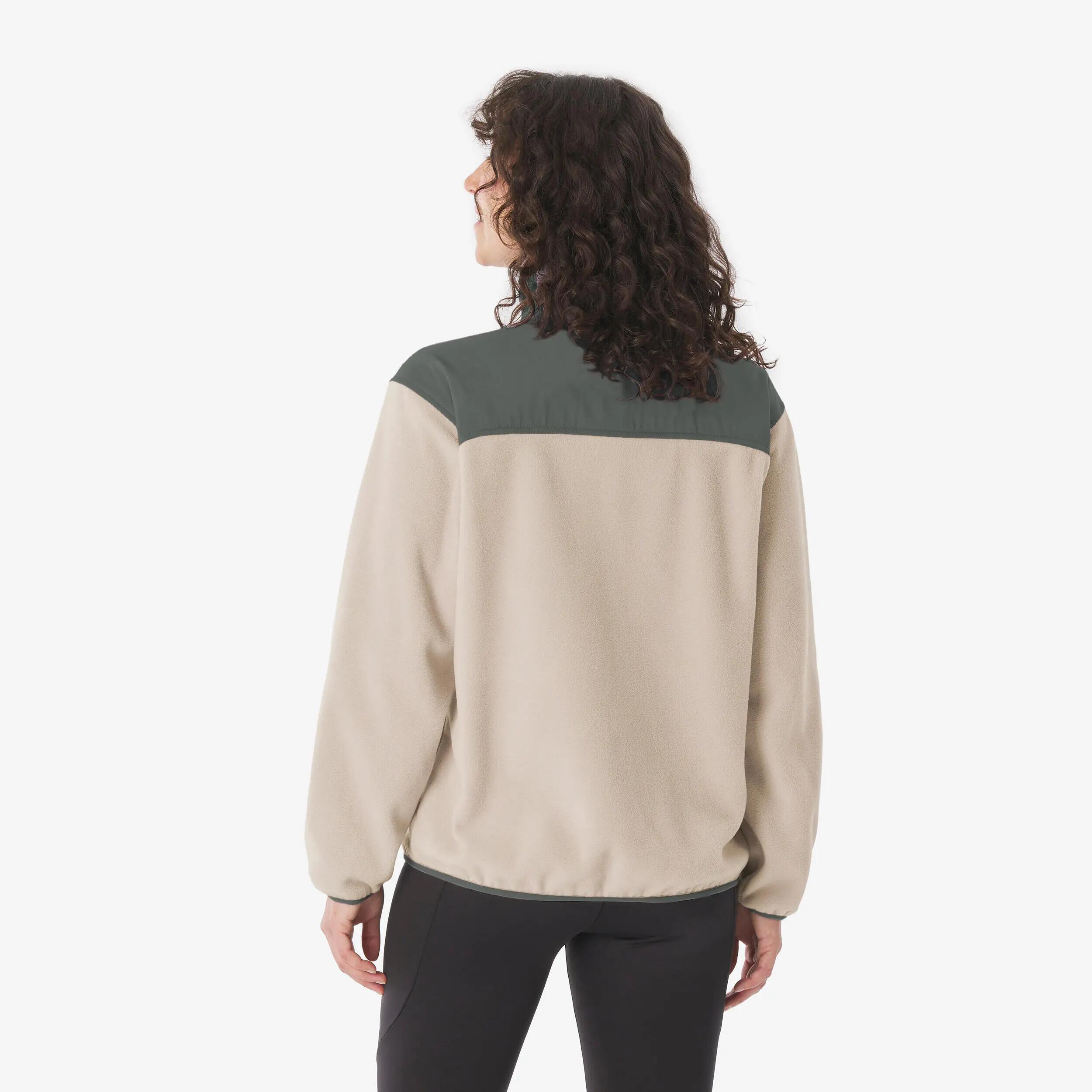 Veste polaire de randonnée montagne femme, Columbia Kearney Falls grise 5/5