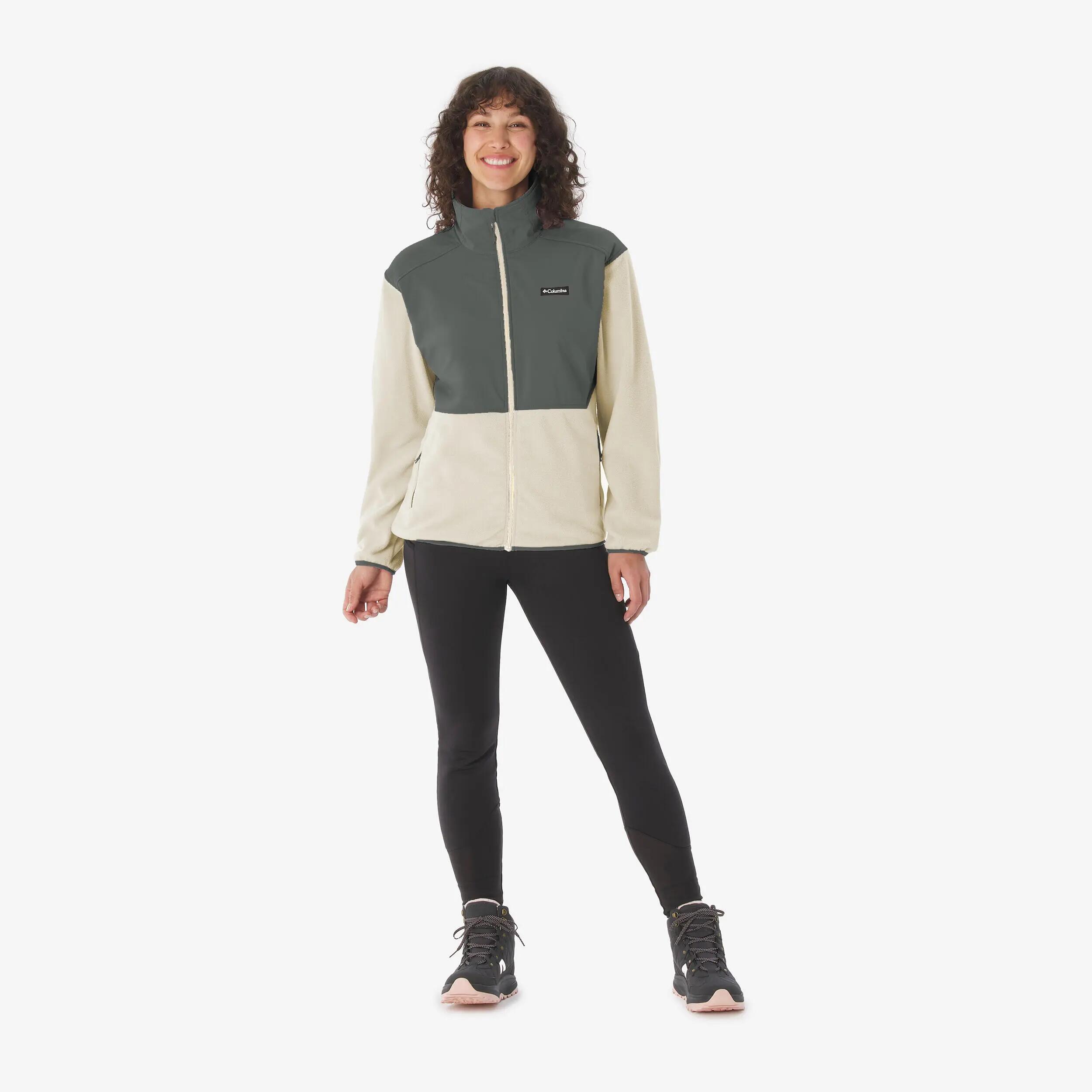 Veste polaire de randonnée montagne femme, Columbia Kearney Falls grise 2/5