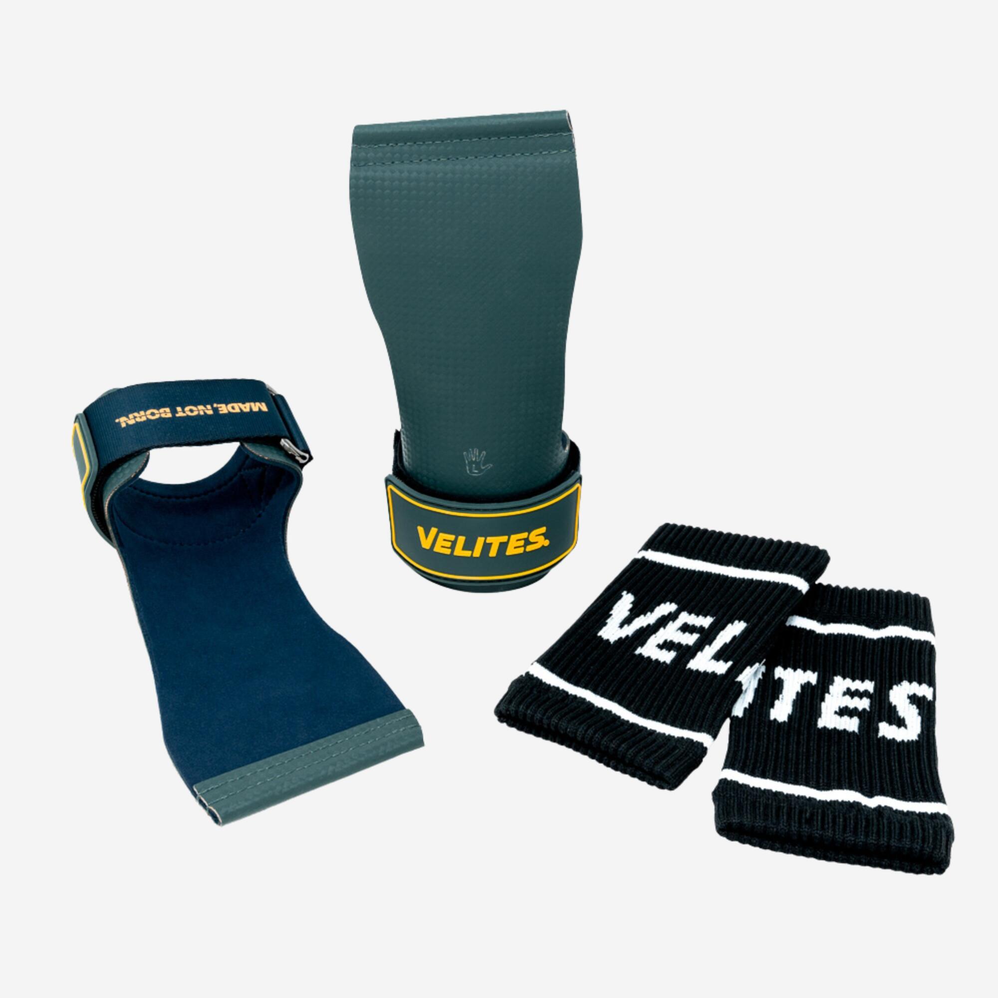 Punhos de Cross Training Quad Ultra Verde 3/5