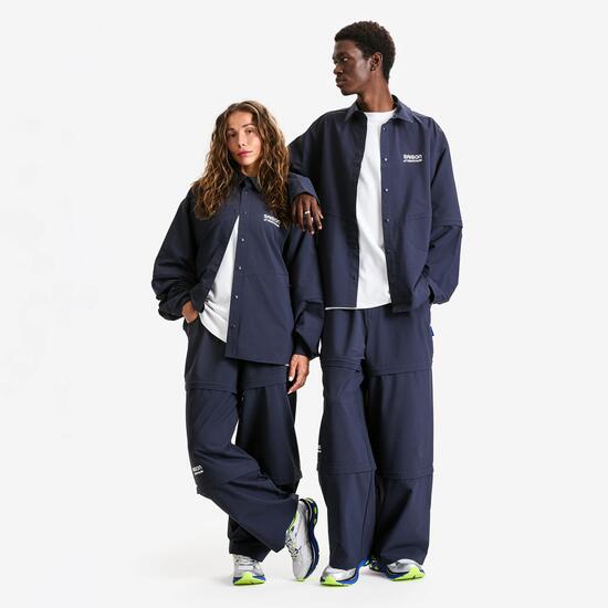 Pantalon 3 en 1 mixte, DECATHLON x SAISON, bleu