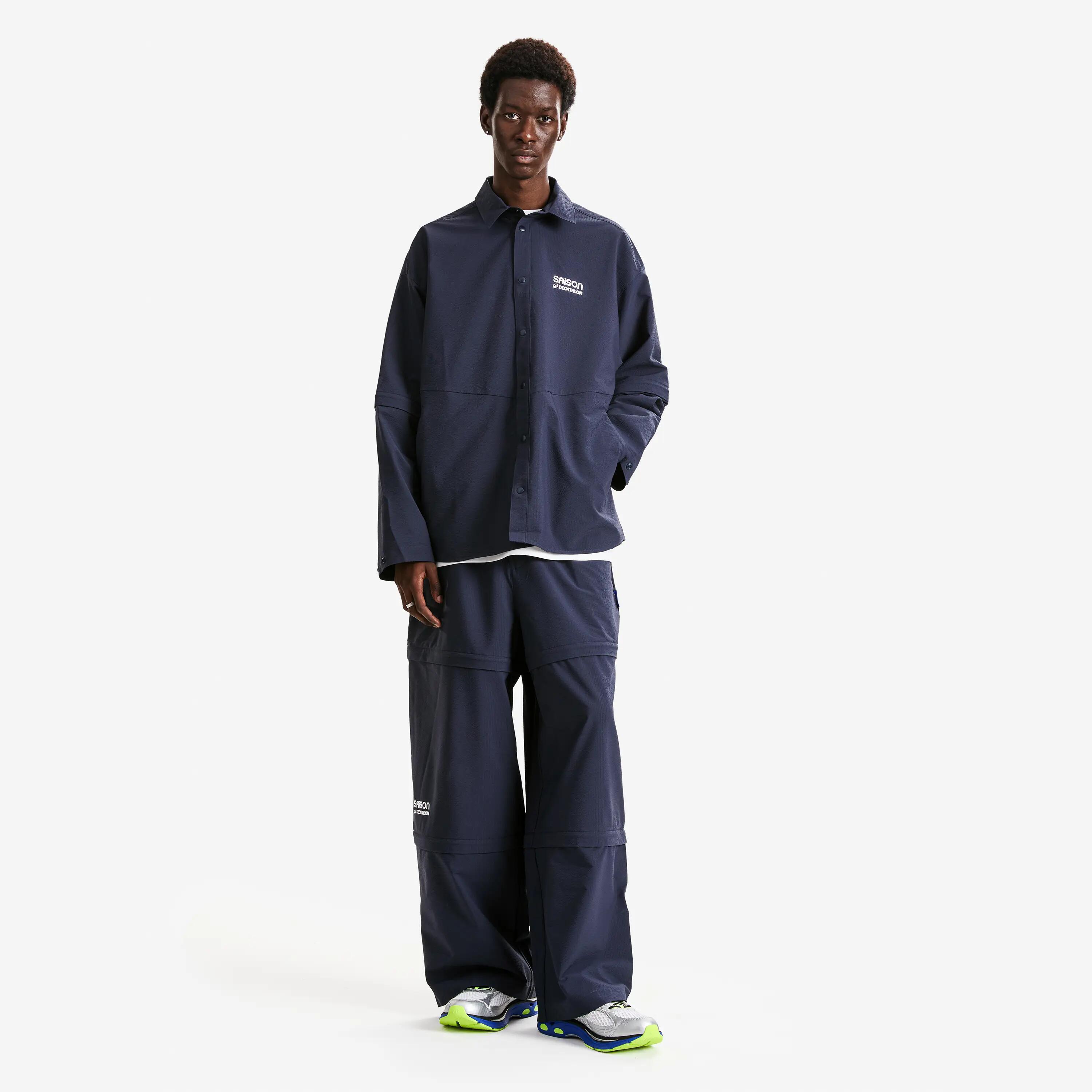 Veste 2 en 1 mixte oversize, DECATHLON x SAISON, bleu 8/8