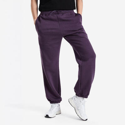 Pantaloni donna ELEMENTALS flare felpati grigio melange