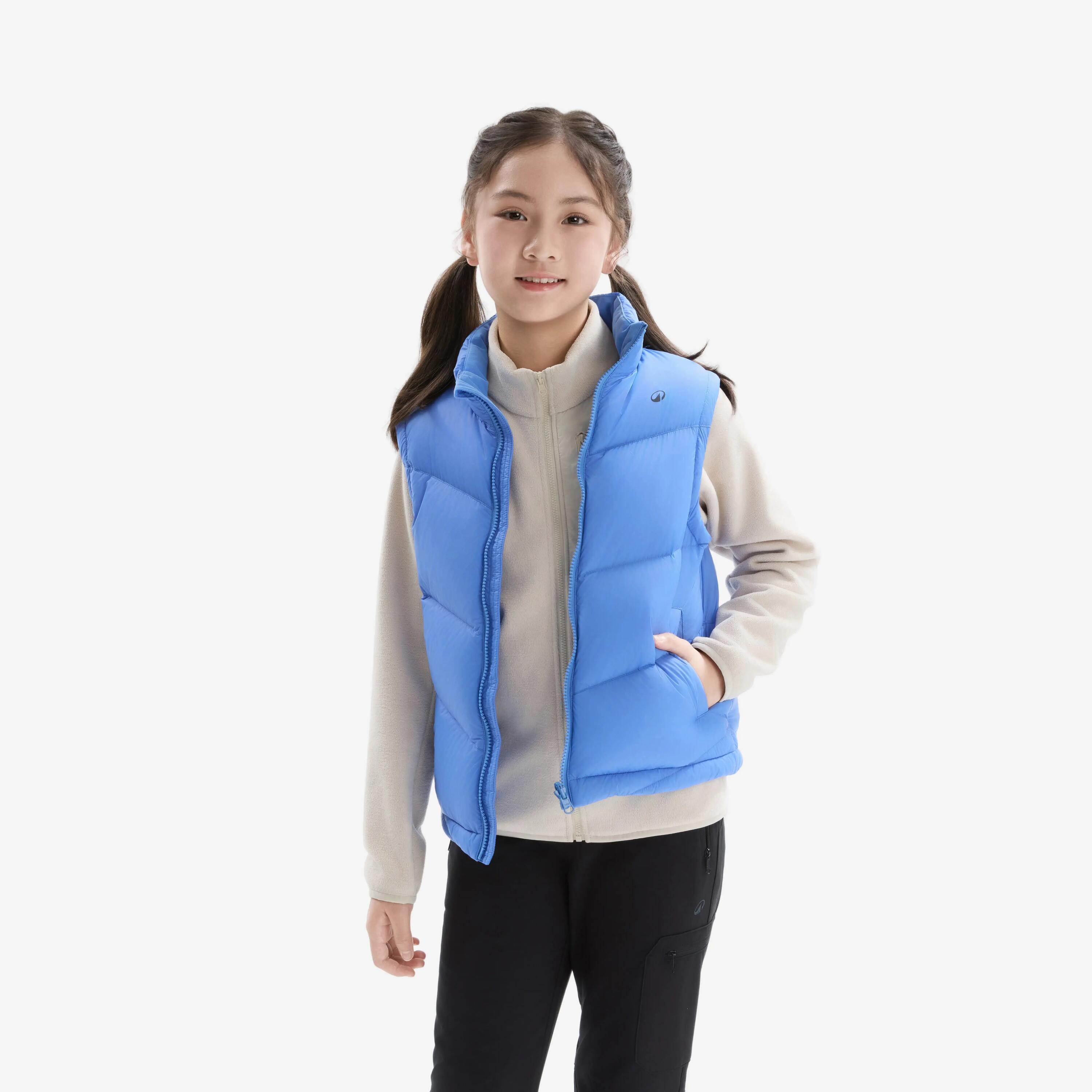 7-15 Years Gilet Down Jacket Blue -  1