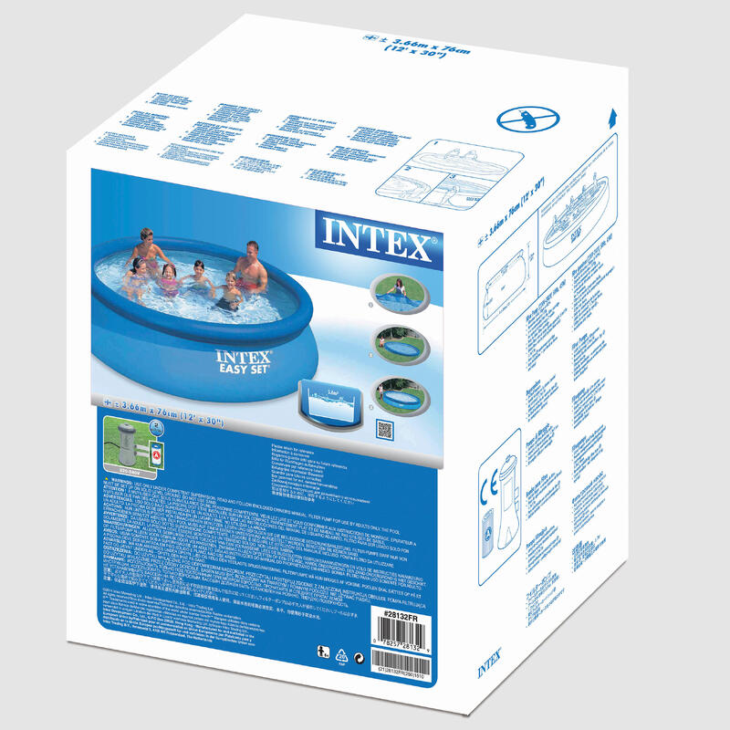 Kit piscine Easy set 3m66 X 76 cm facile et rapide à installer