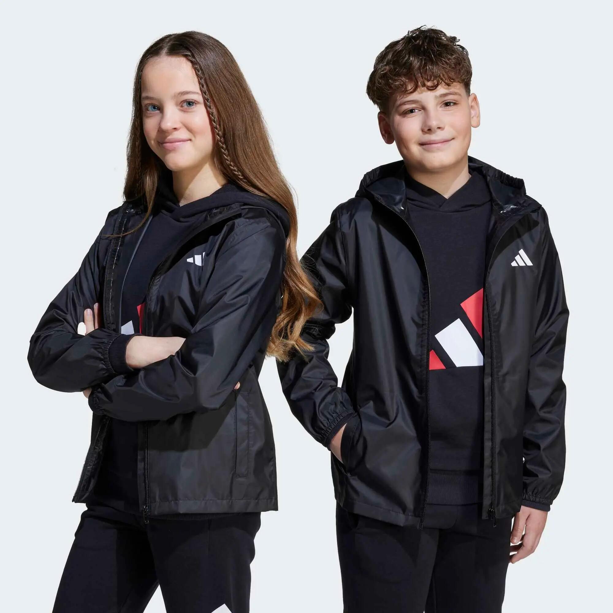 COUPE VENT ENFANT JUNIOR  ESSENTIEL ADIDAS NOIR 8/8