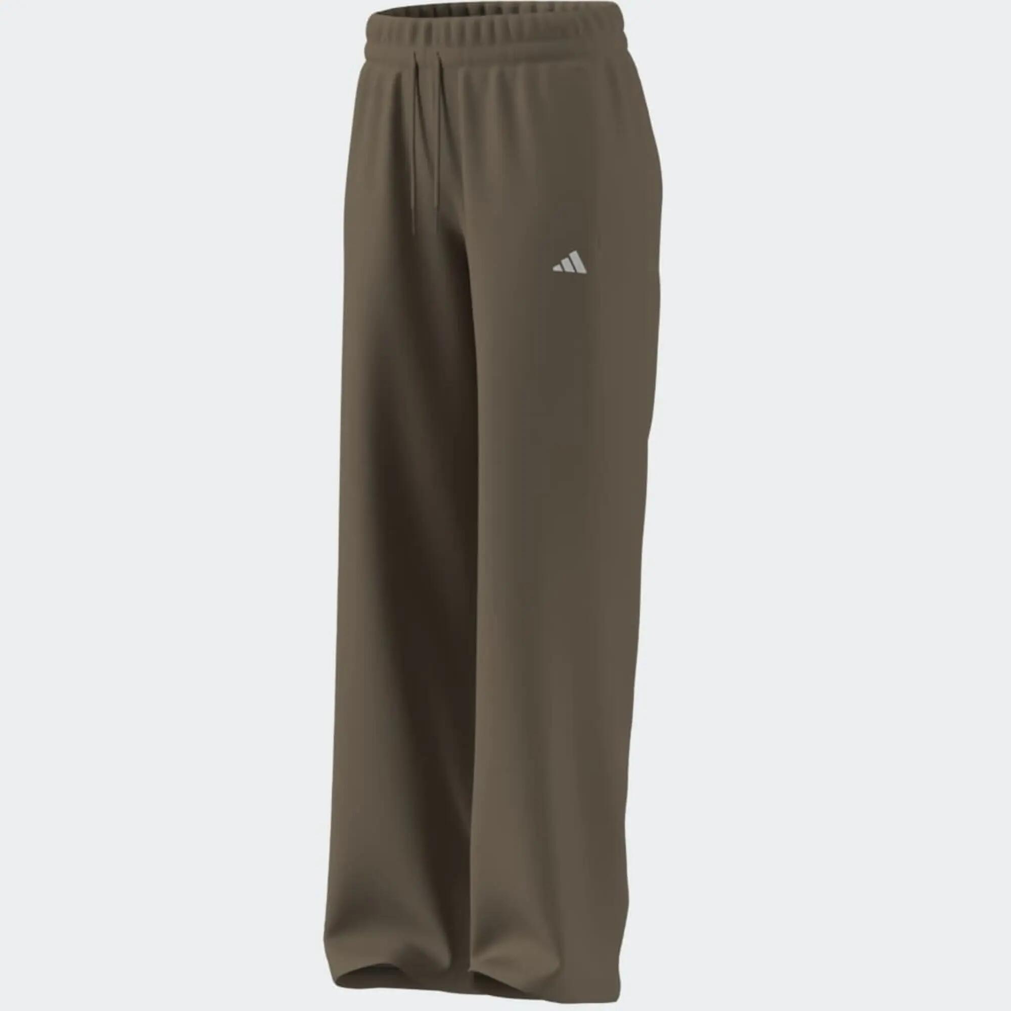 Pantalon de trening drept Adidas, Bej închis, Damă 9/14